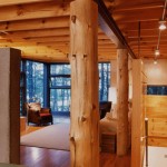 Interior featuring eastern white pine by Jill Neubauer Architects